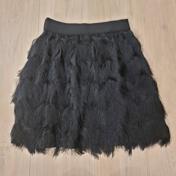 NWT BANANA REPUBLIC | Fringe Feather Flapper Skirt | Sz. XS - Picture 8 of 8